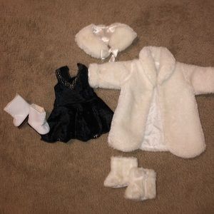 American Girl figure skater outfit and winter coat